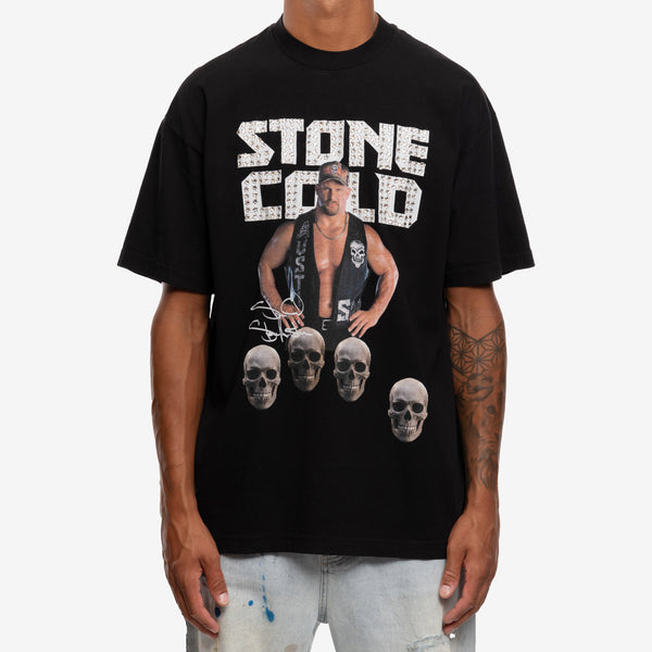 Dom Rebel - Mike Tyson Vintage Crystal T-Shirt in Black