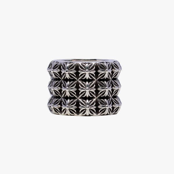 Chrome Hearts Pete Punk Triple Stack Ring