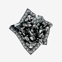 Chrome Hearts Silk Scarf in Black