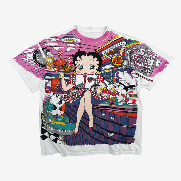 Betty Boop AOP Vintage T-Shirt