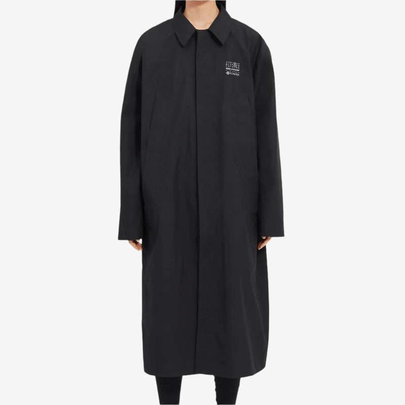 Maison Margiela MM6 x Salomon Trench Coat in Black