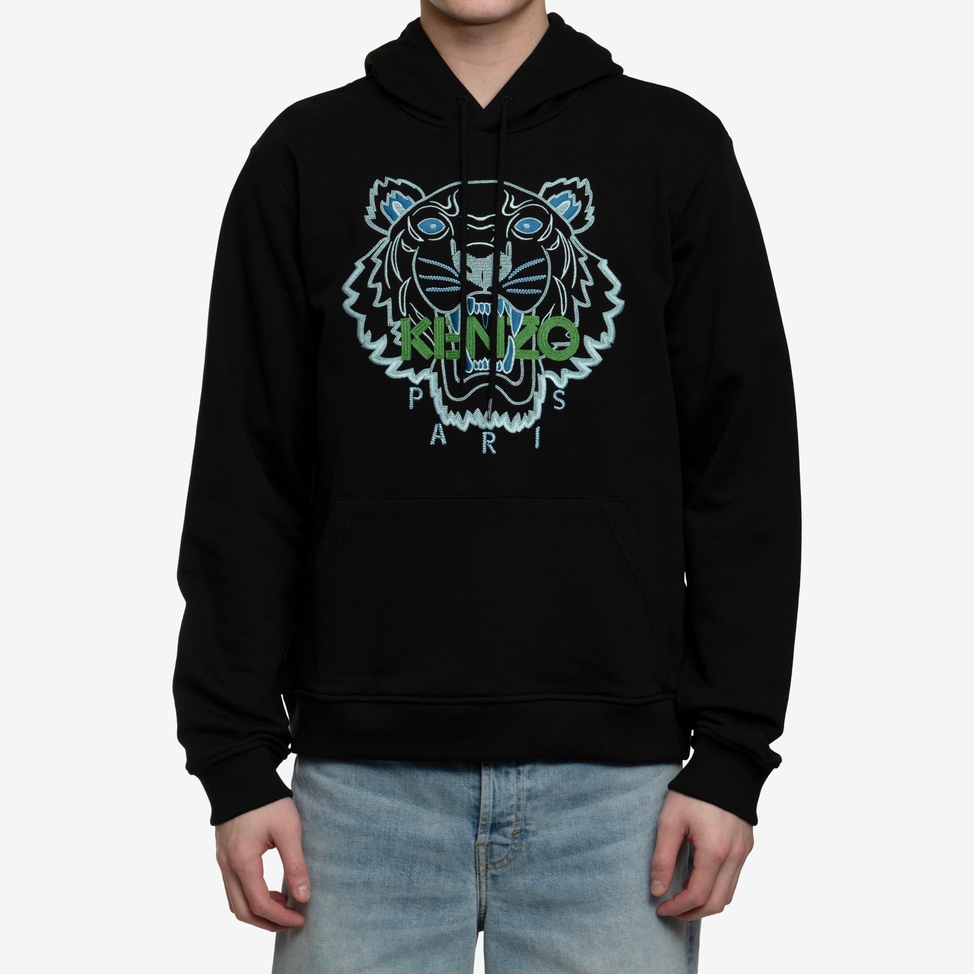 Kenzo tiger hoodie online black