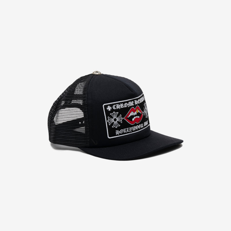 Chrome Hearts - CHOMPER CH Patch White/Black Trucker Cap