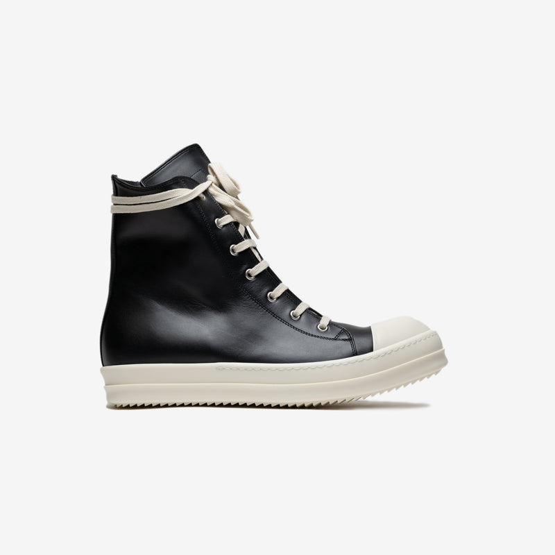 Womens High-Top Leather Sneakers