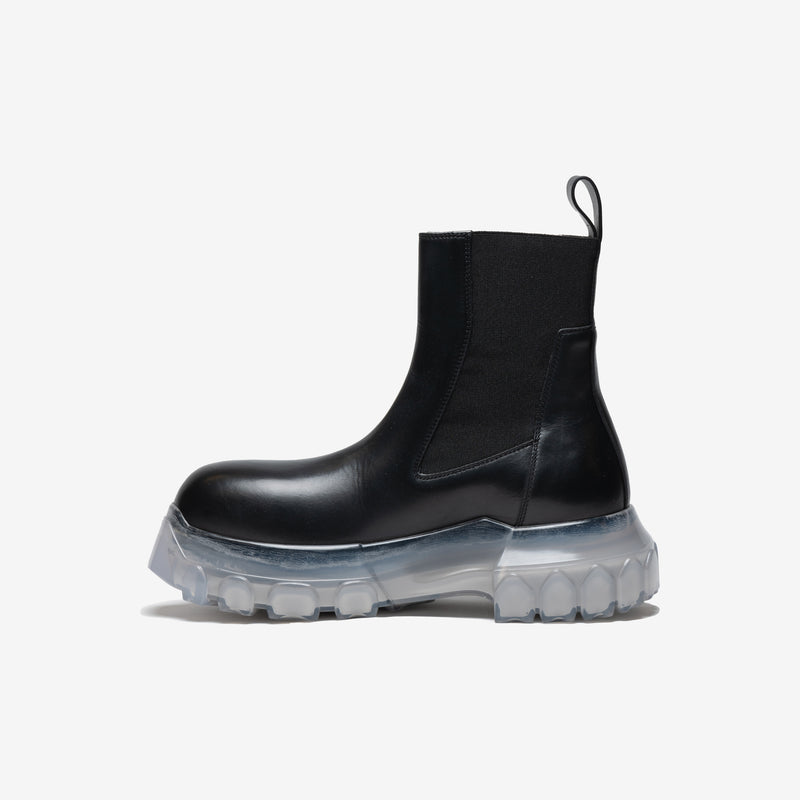 Rick Owens - Ladies Luxor Beatle Bozo Tractor Boots in Black