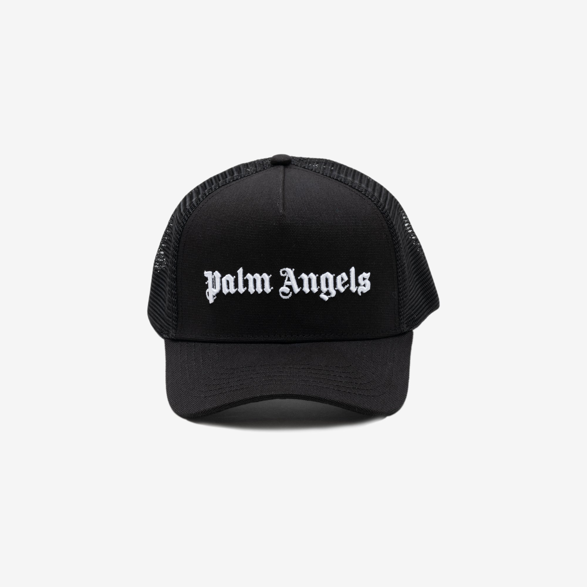 Palm Angels - Classic Logo Trucker Cap in Black