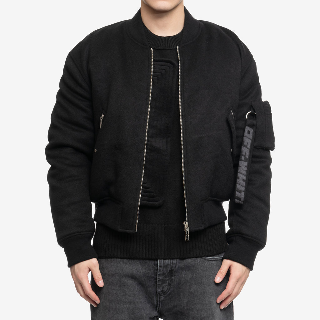 Off-White c/o Virgil Abloh Body Stitch Tuxedo Double Jacket in Black for  Men