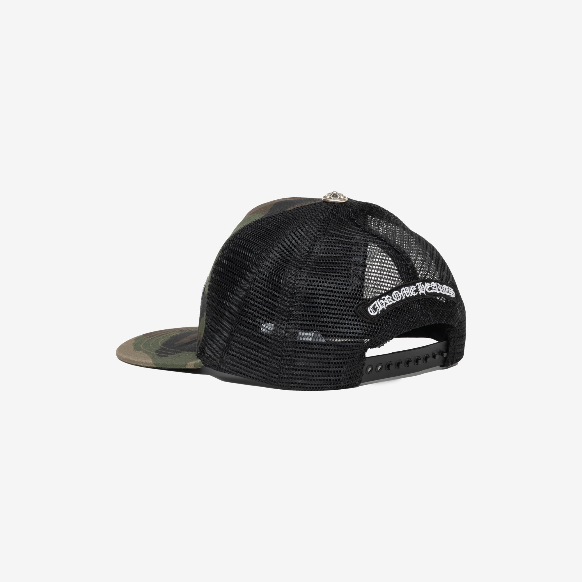 Triple Cross Patch Camo Trucker Cap