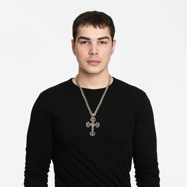 Chrome Hearts Small Filigree Cross Pendant