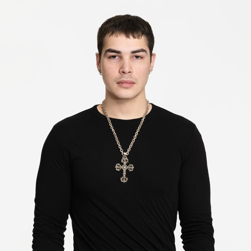 Chrome Hearts Small Filigree Cross Pendant