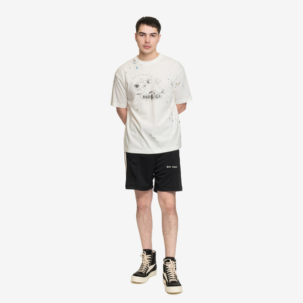 Palm Angels Shorts Classic Logo Track in Black