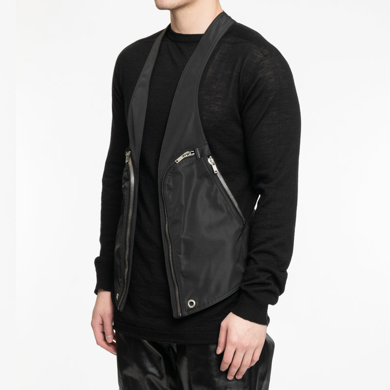 Rick Owens - Lido Bauhaus Vest in Black