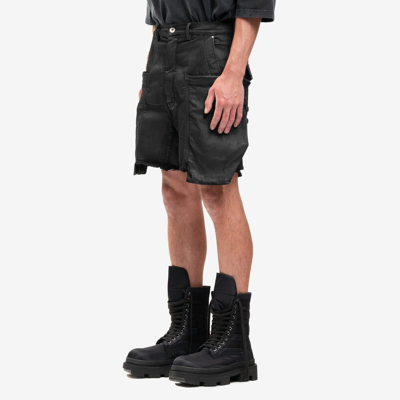 Rick Owens - Lido Stefan Cargo Shorts in Black