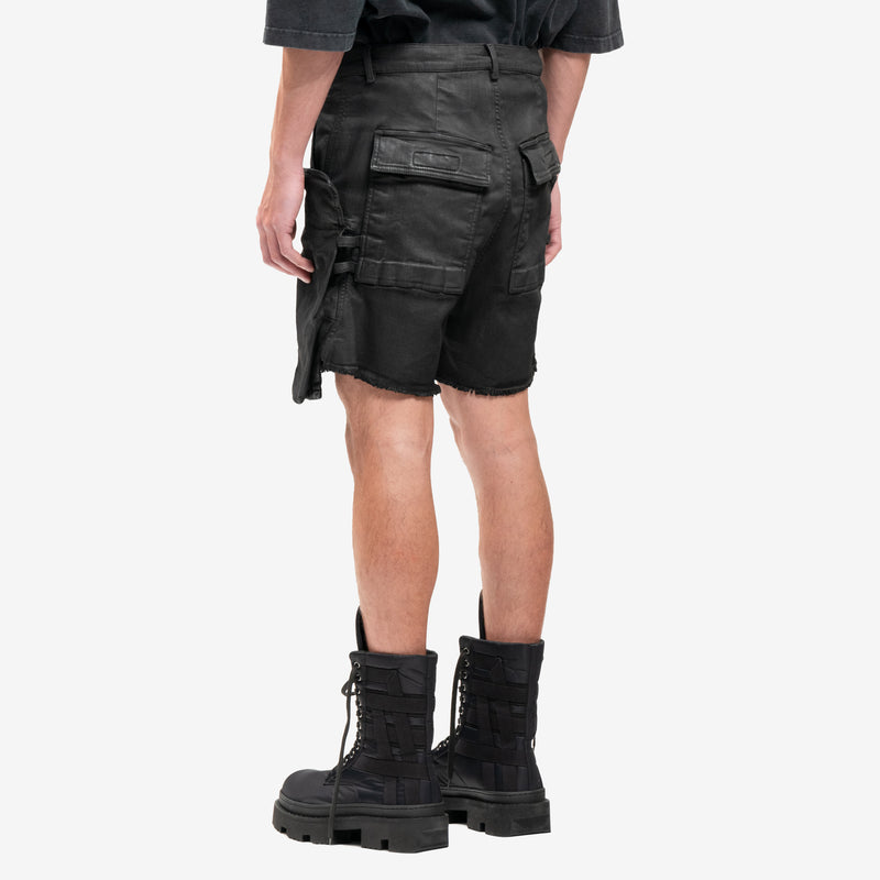 Rick Owens - Lido Stefan Cargo Shorts in Black