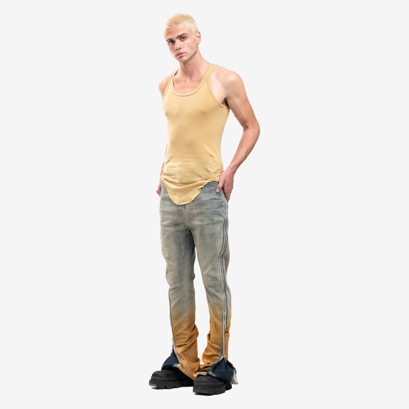 Rick Owens DRKSHDW - Bolan Banana Denim Pants in Sky Orange