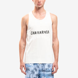 Willy Chavarria - Graphic Tank Top in White