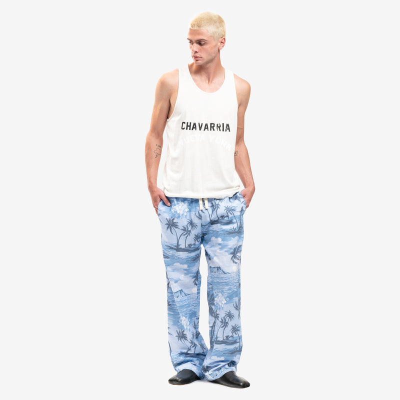 Palm Angels - Sunset Loose Pants in Indigo Blue