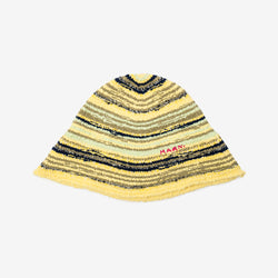 MARNI - Striped Beanie in India Yellow