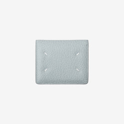 Maison Margiela - Grainy Leather Clip Wallet in Mist