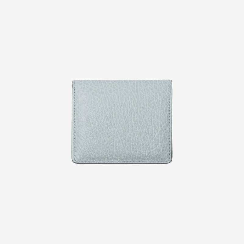 Maison Margiela - Grainy Leather Clip Wallet in Mist