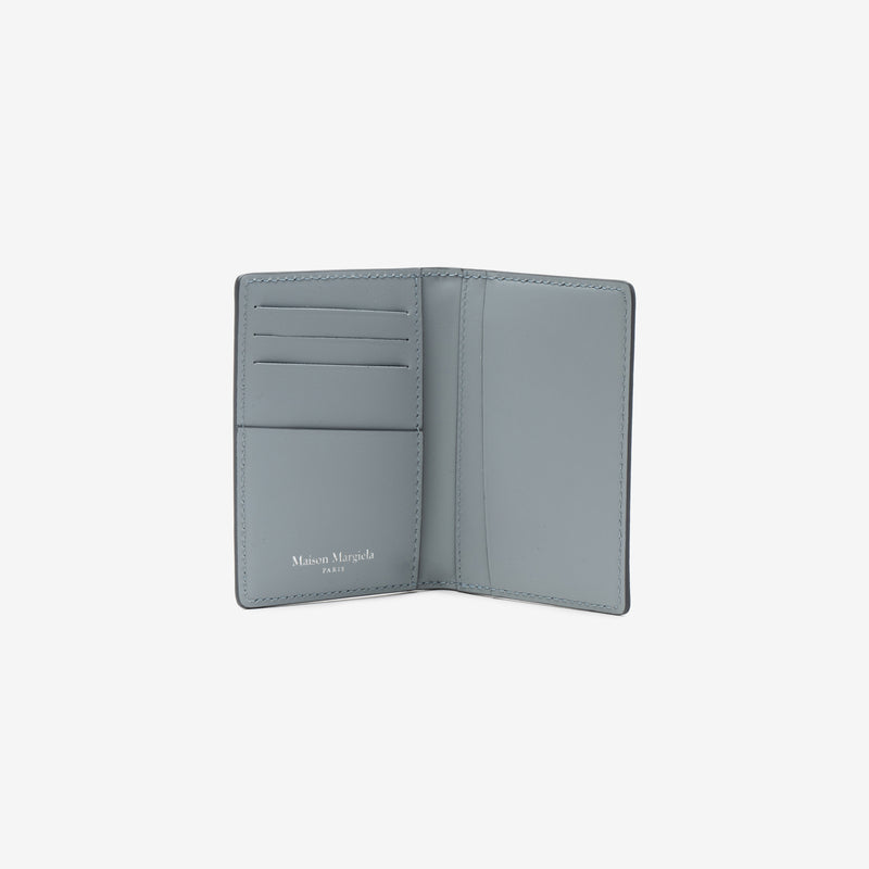 Maison Margiela - Grainy Leather Card Holder in Mist