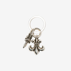 BS Fleur and #5 Dagger Key Ring