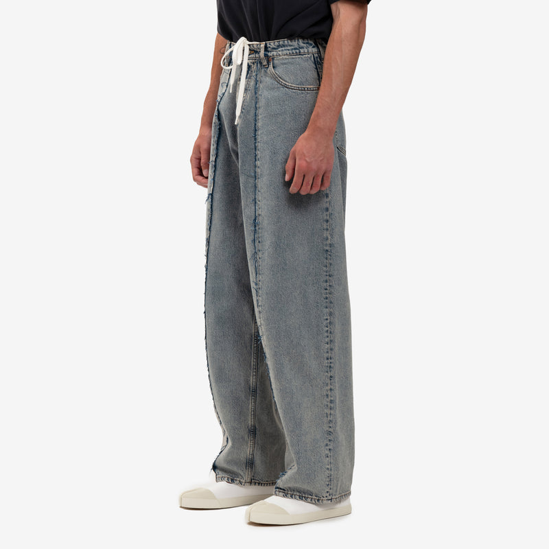 MM6 - Middle Hem Jeans in Light Blue