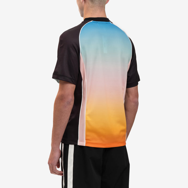 Casablanca - Birdseye Mesh Football Shirt in Multi