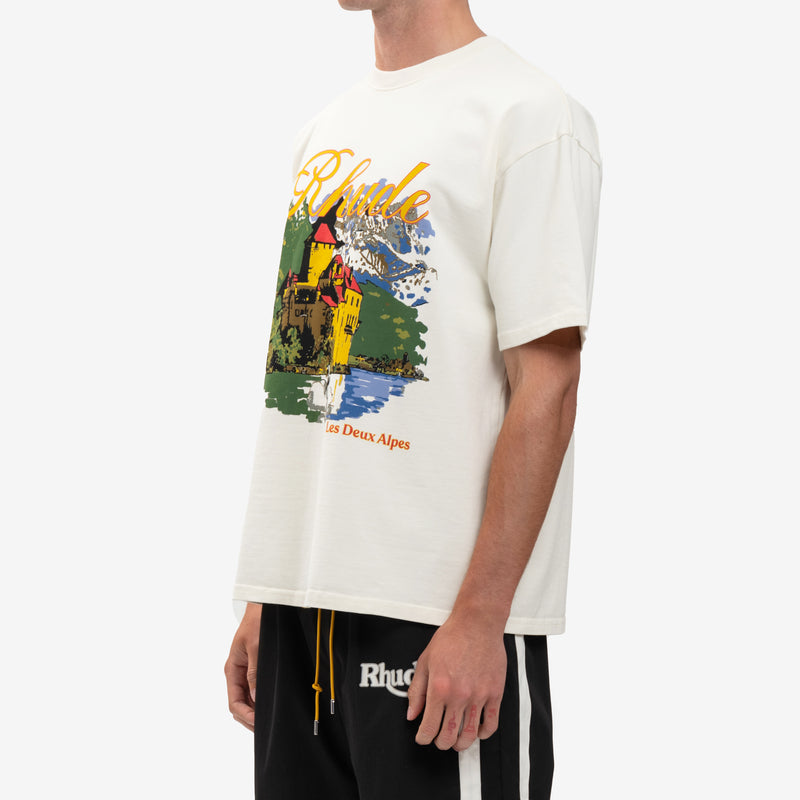 Rhude - Chateau Alpes Tee in Vintage White