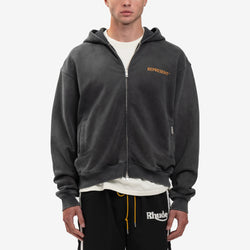 Represent - Higher Truth Zip Hoody in Aged Black