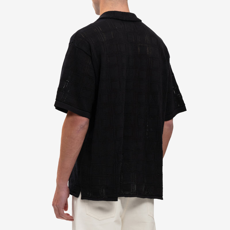 Represent - Lace Knit Shirt in Black