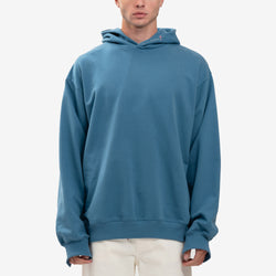 MARNI - Stitch Collar Logo Hoody in Opal