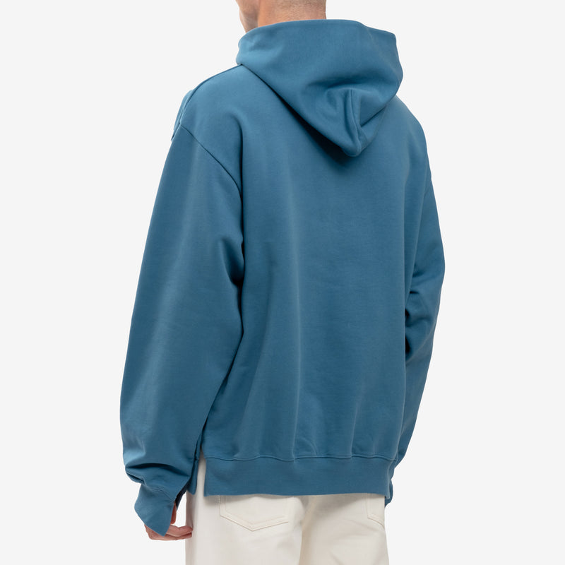 MARNI - Stitch Collar Logo Hoody in Opal