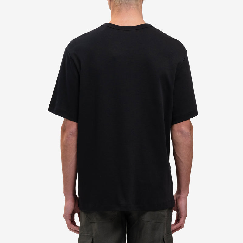 Helmut Lang - Tonal Logo Heavy Cotton Tee in Black