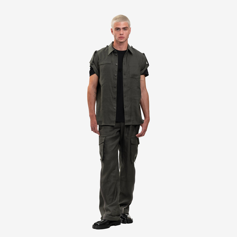 Helmut Lang - Cargo Carpenter Pants in Graphite