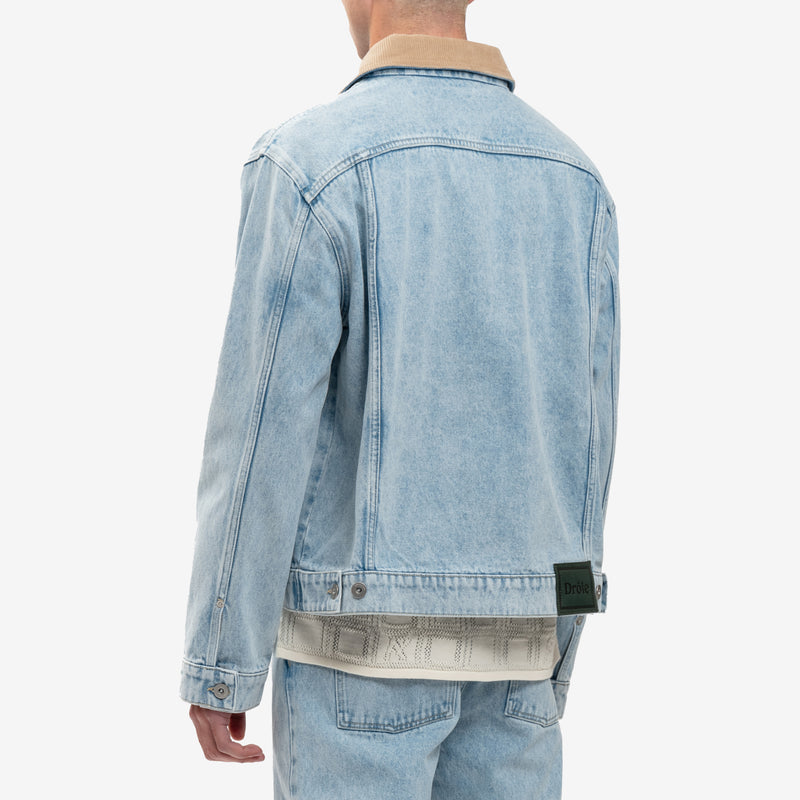 Drôle de Monsieur - La Veste Jean Delavee in Light Blue