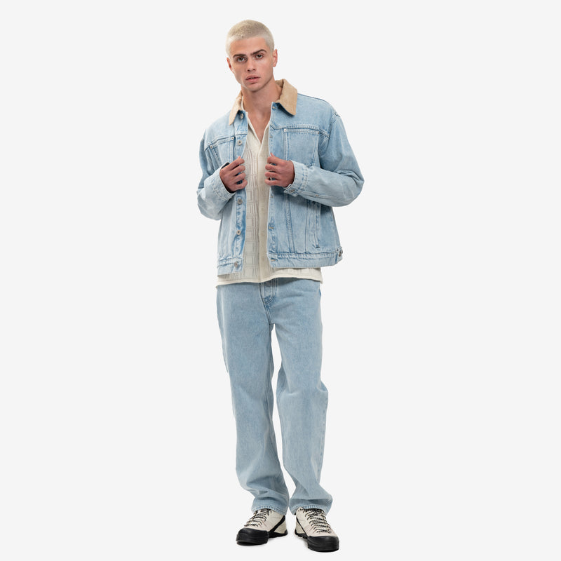 Drôle de Monsieur - La Veste Jean Delavee in Light Blue