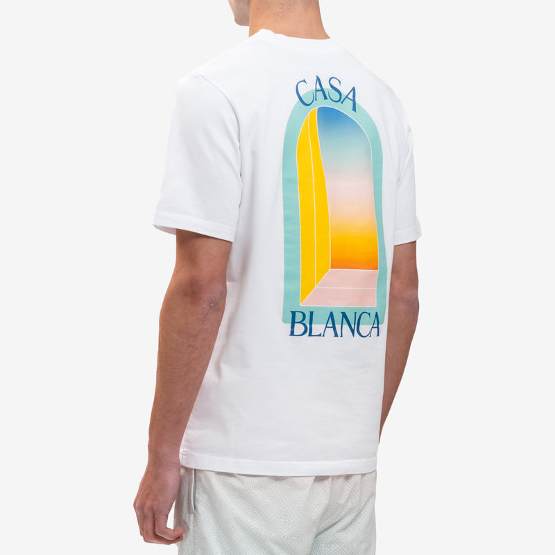 Casablanca - L'arc Colore T-Shirt in White