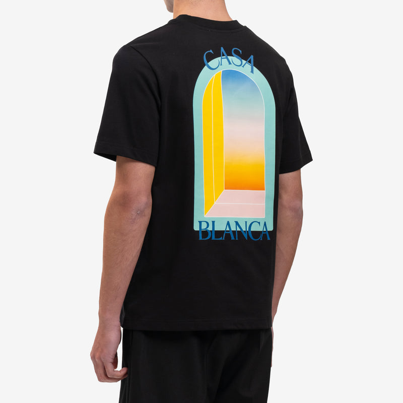 Casablanca - L'arc Colore T-Shirt in Black