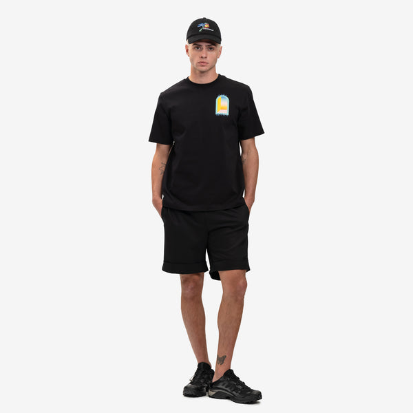 Casablanca - Croquis de Tennis Embroidered Cap in Black