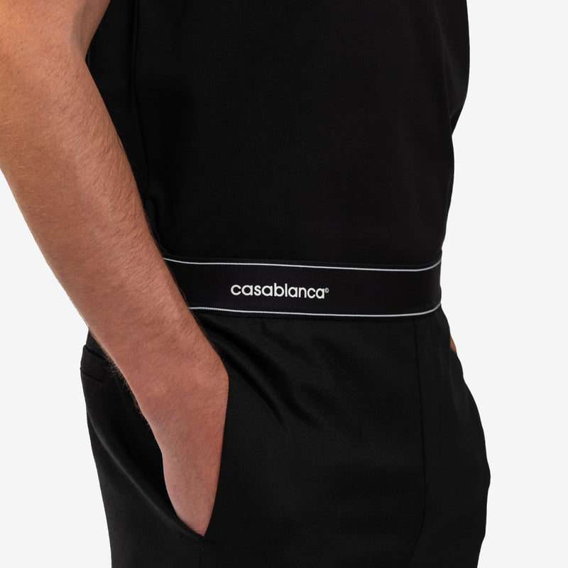 Casablanca - Wool Sports Tailoring Shorts in Black