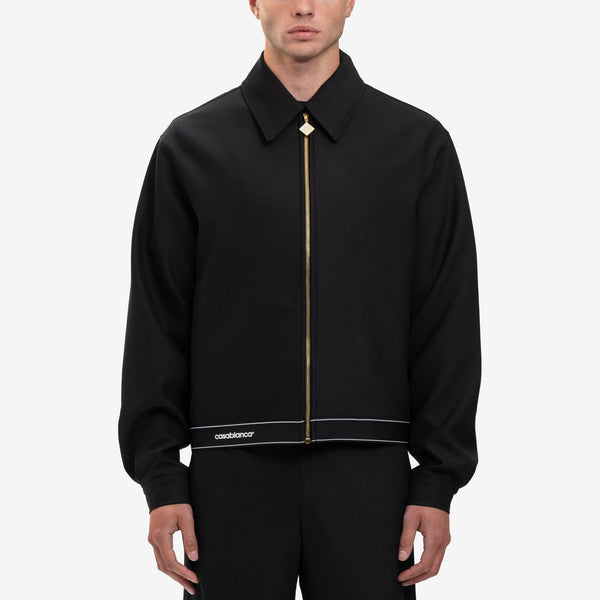 Casablanca - Wool Sports Tailoring Jacket in Black