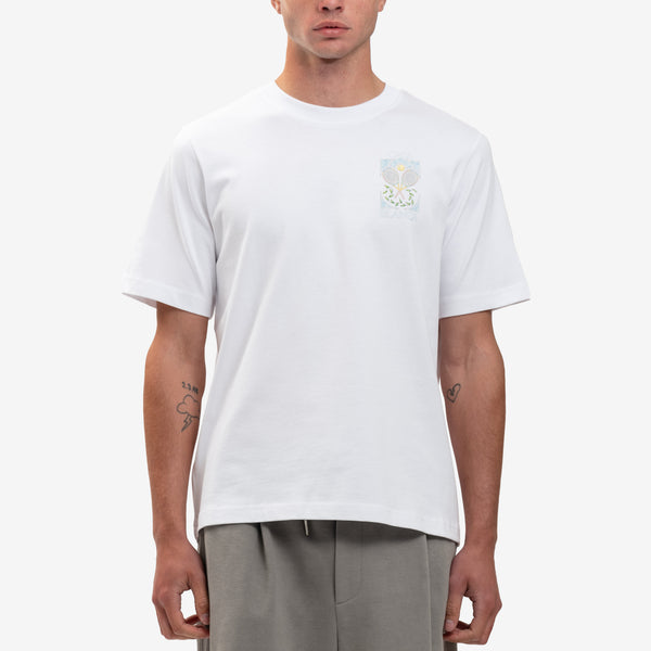 Casablanca - Tennis Pastelle T-Shirt in White