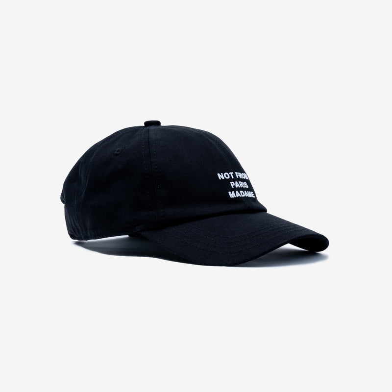 Drôle de Monsieur - La Casquette Slogan in Black