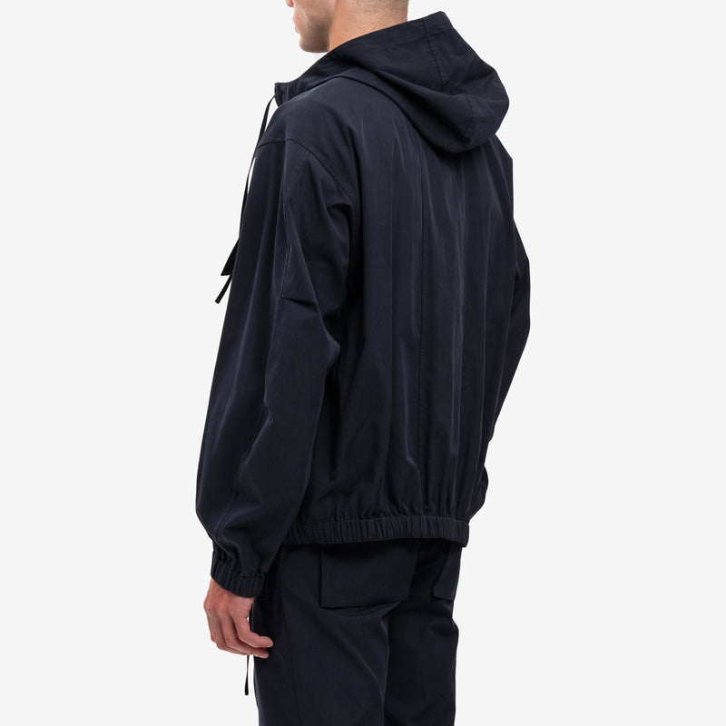 Helmut Lang - Quarter Zip Pullover Jacket in Navy