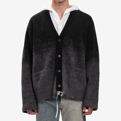 Juun.J - Mohair Gradation Cardigan in Ash