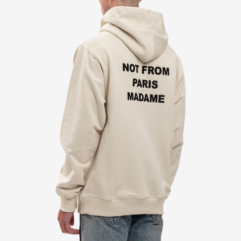 Drôle de Monsieur - Le Hoodie Slogan in Mastic