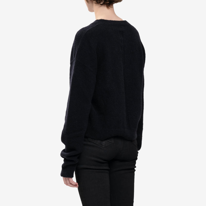 Rick Owens - Tommy V-Neck Sweater in Black