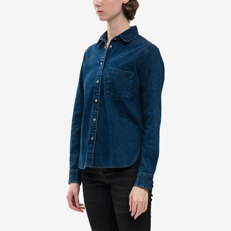 Womans CH Denim Shirt with Loose Ends