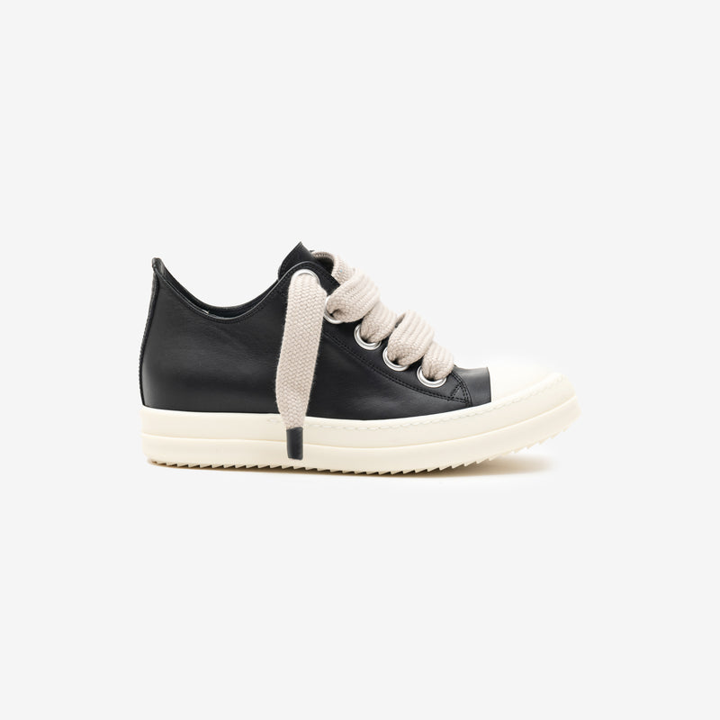 Rick Owens - Ladies Low-Top Jumbolace Sneakers in Black